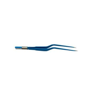 Curved Electrosurgical Forceps