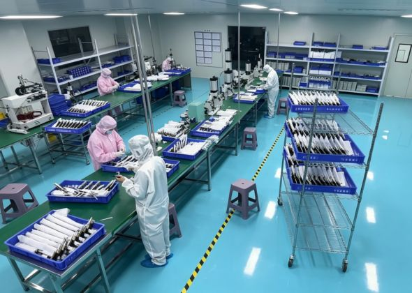 BoKang GMP-standard manufacturing facility in Wuhan